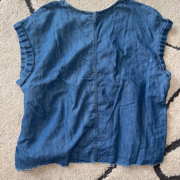 Denim Blue Women's Top - Picture 3 of 5